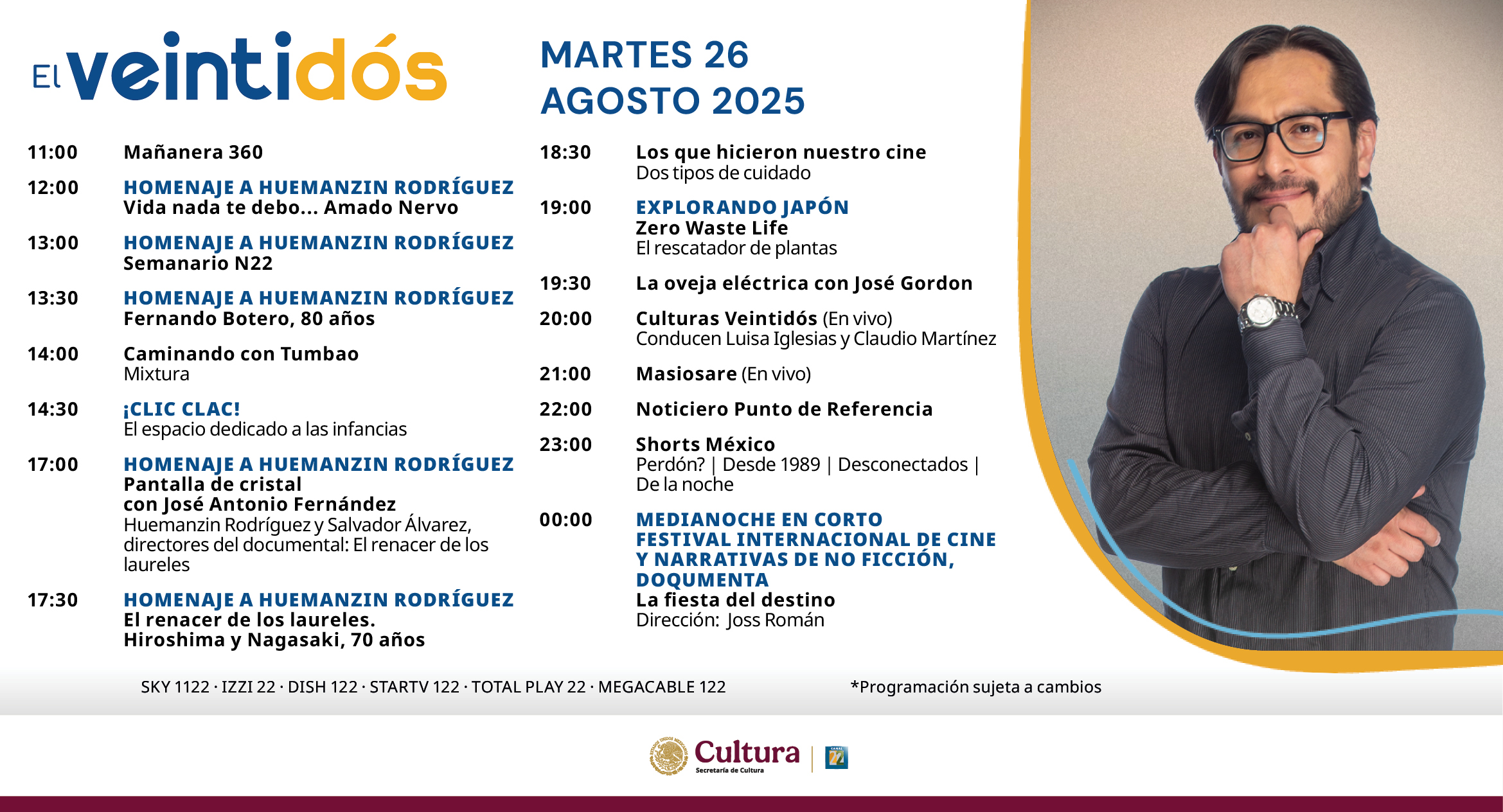 Programación Martes