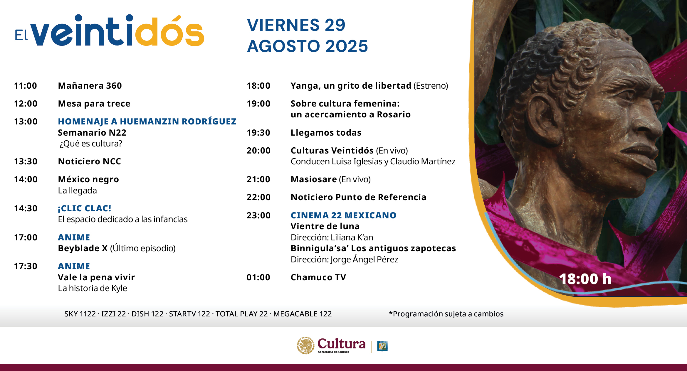 Programación Viernes