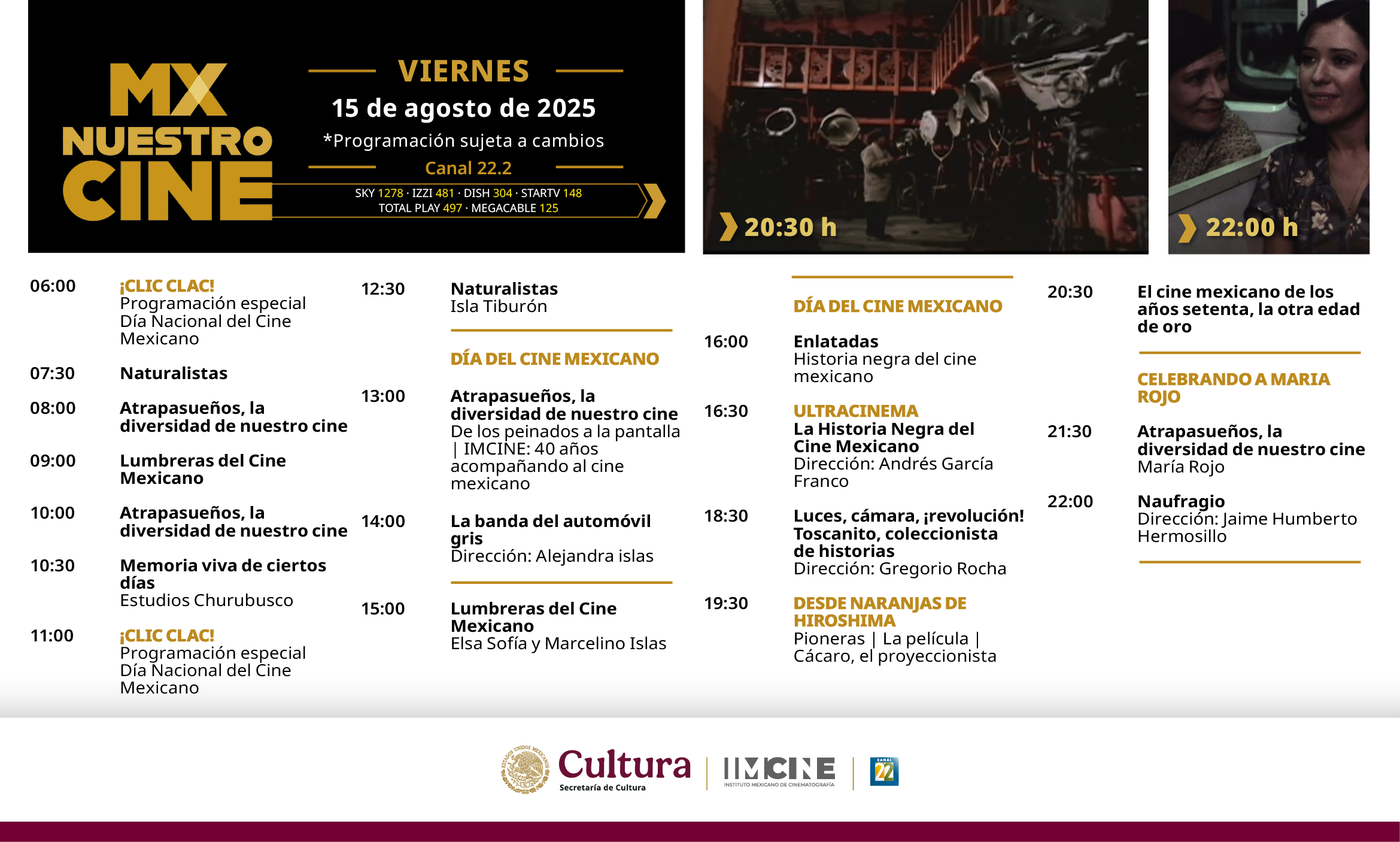 Programación Viernes