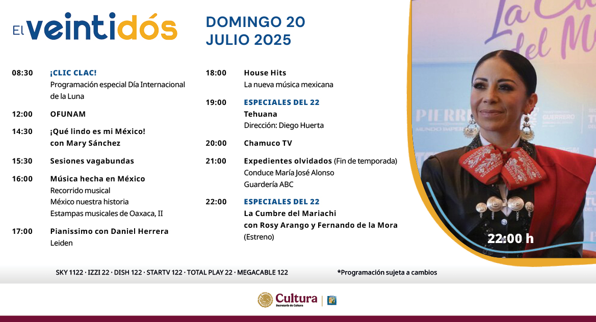 Programación Domingo