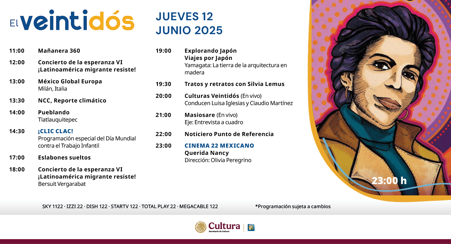 Programación Jueves