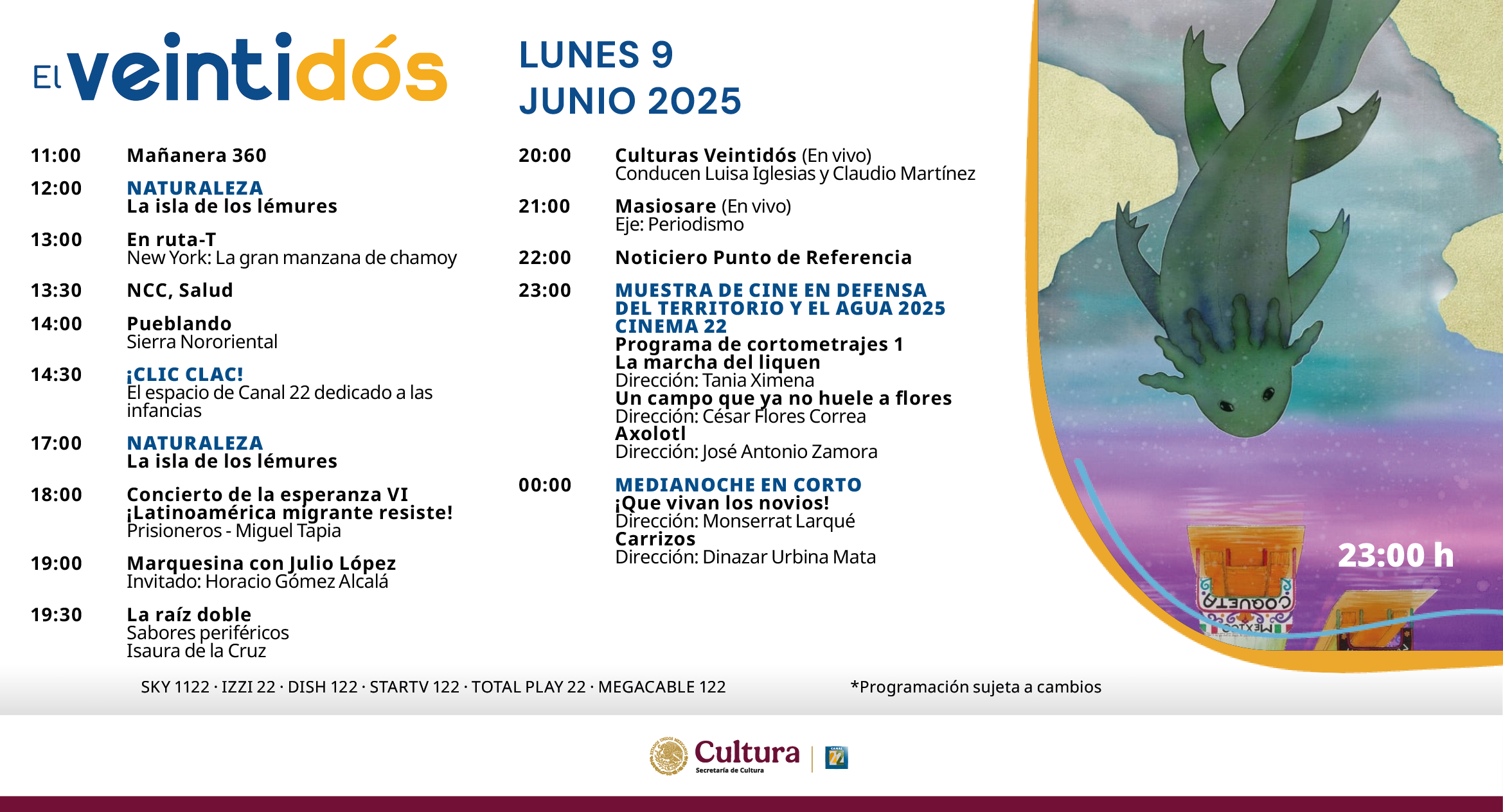 Programación Lunes