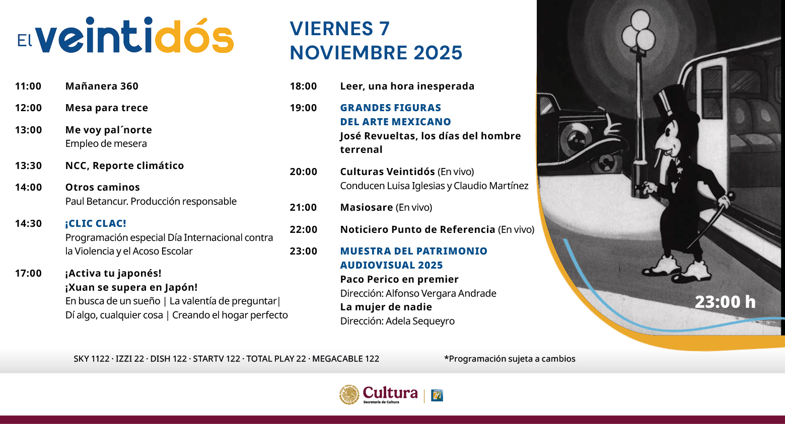 Programación Viernes