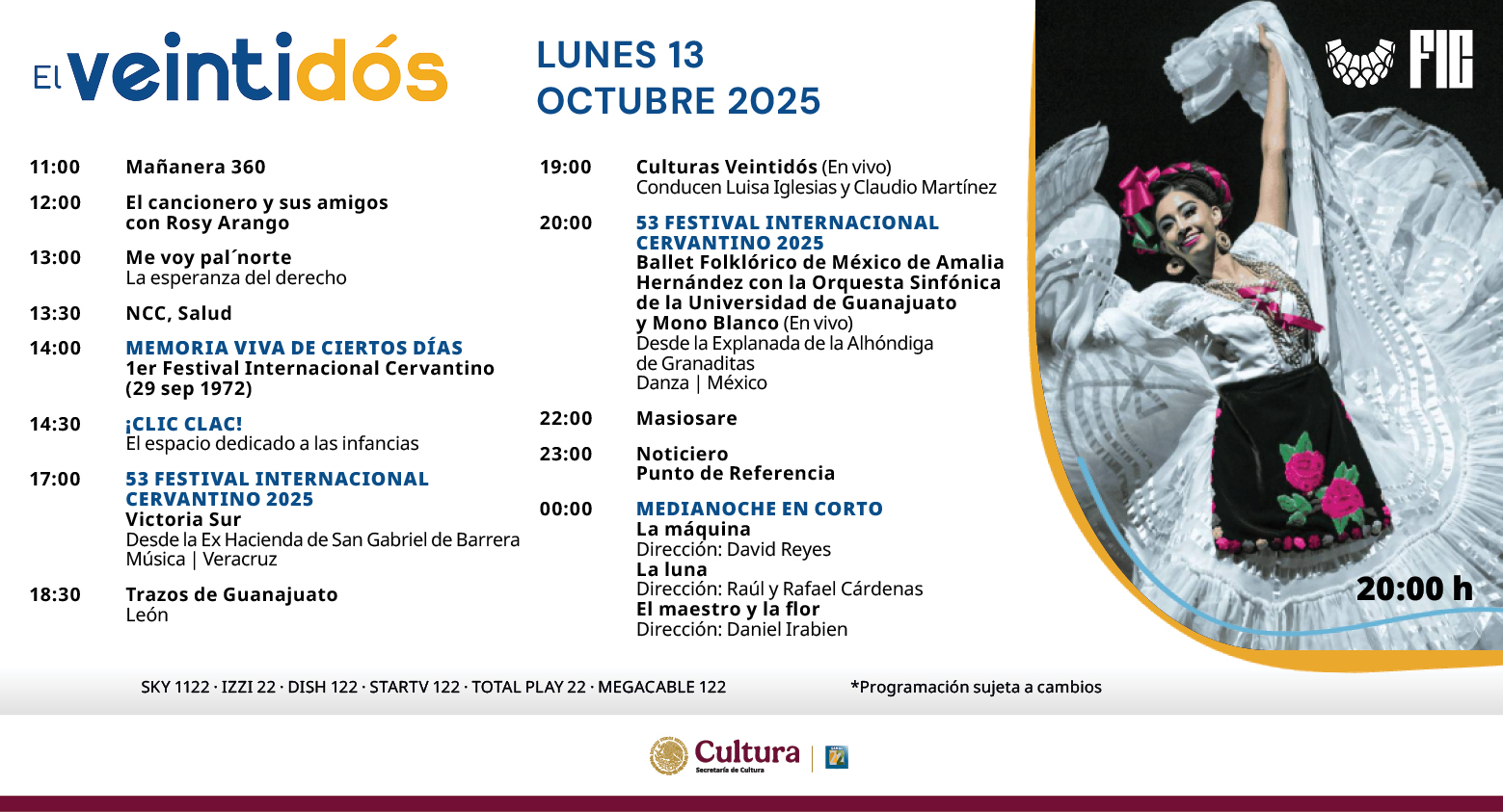 Programación Lunes