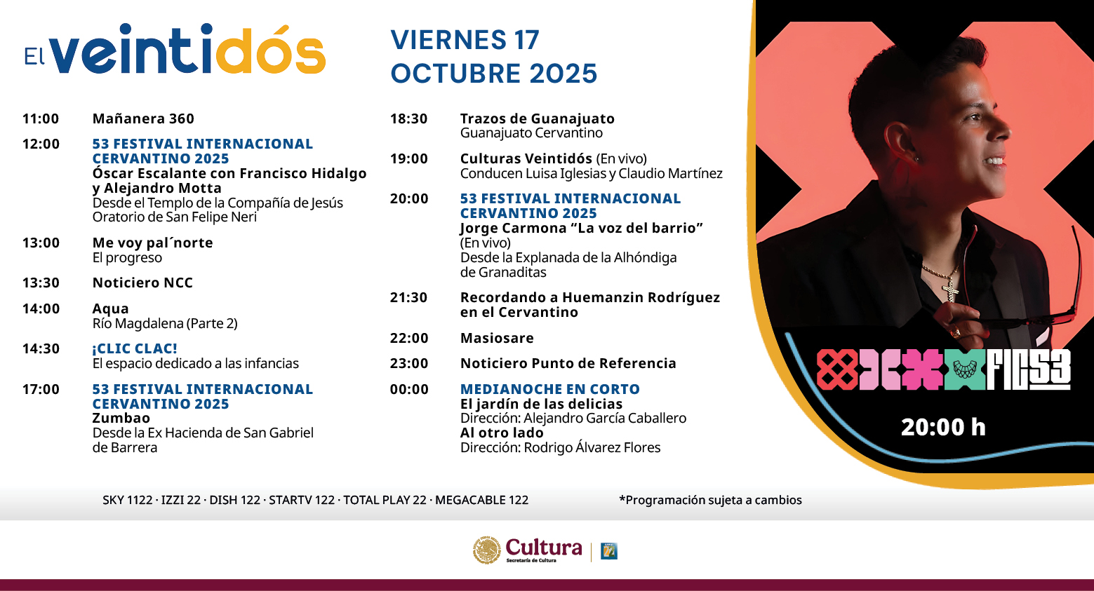 Programación Viernes
