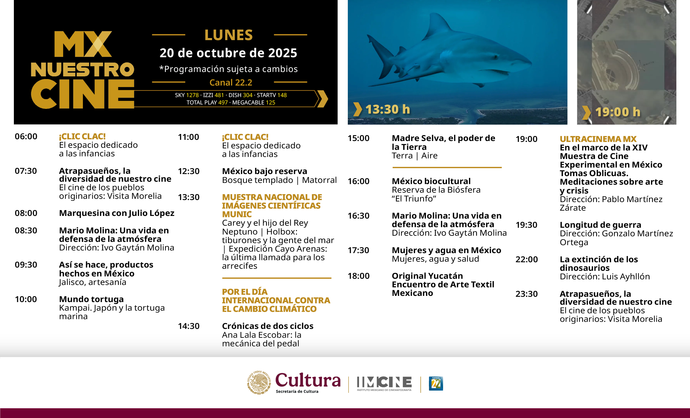 Programación Lunes