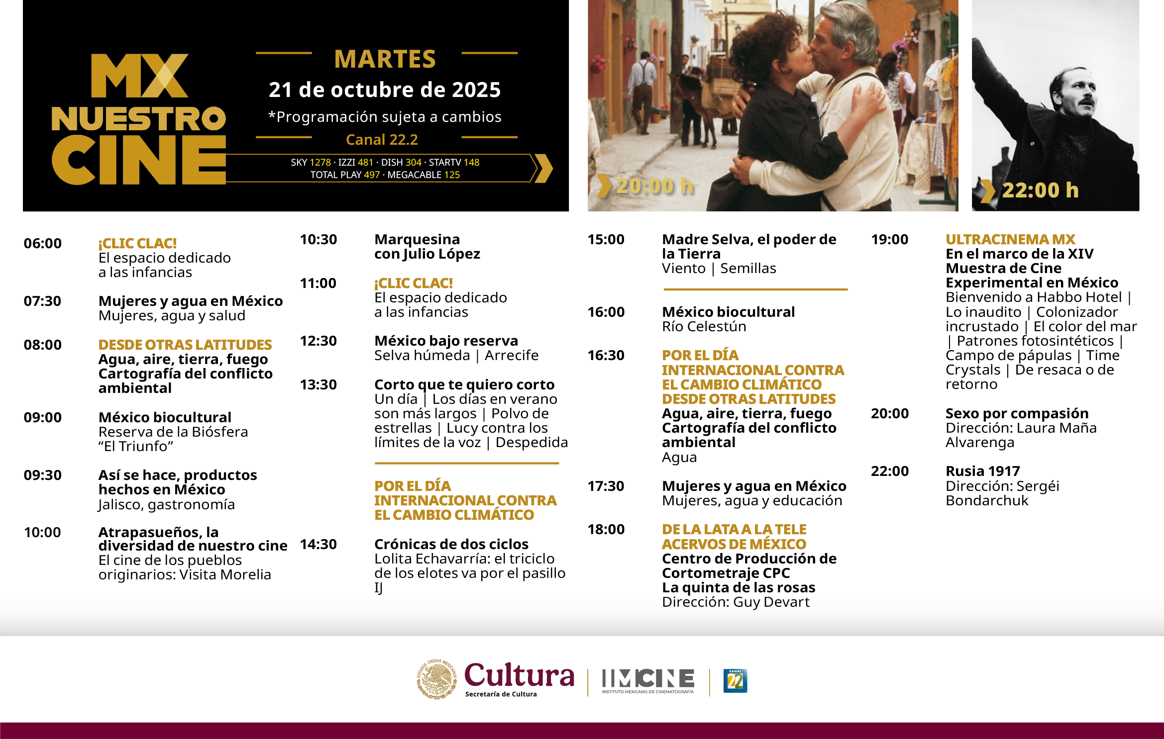 Programación Martes