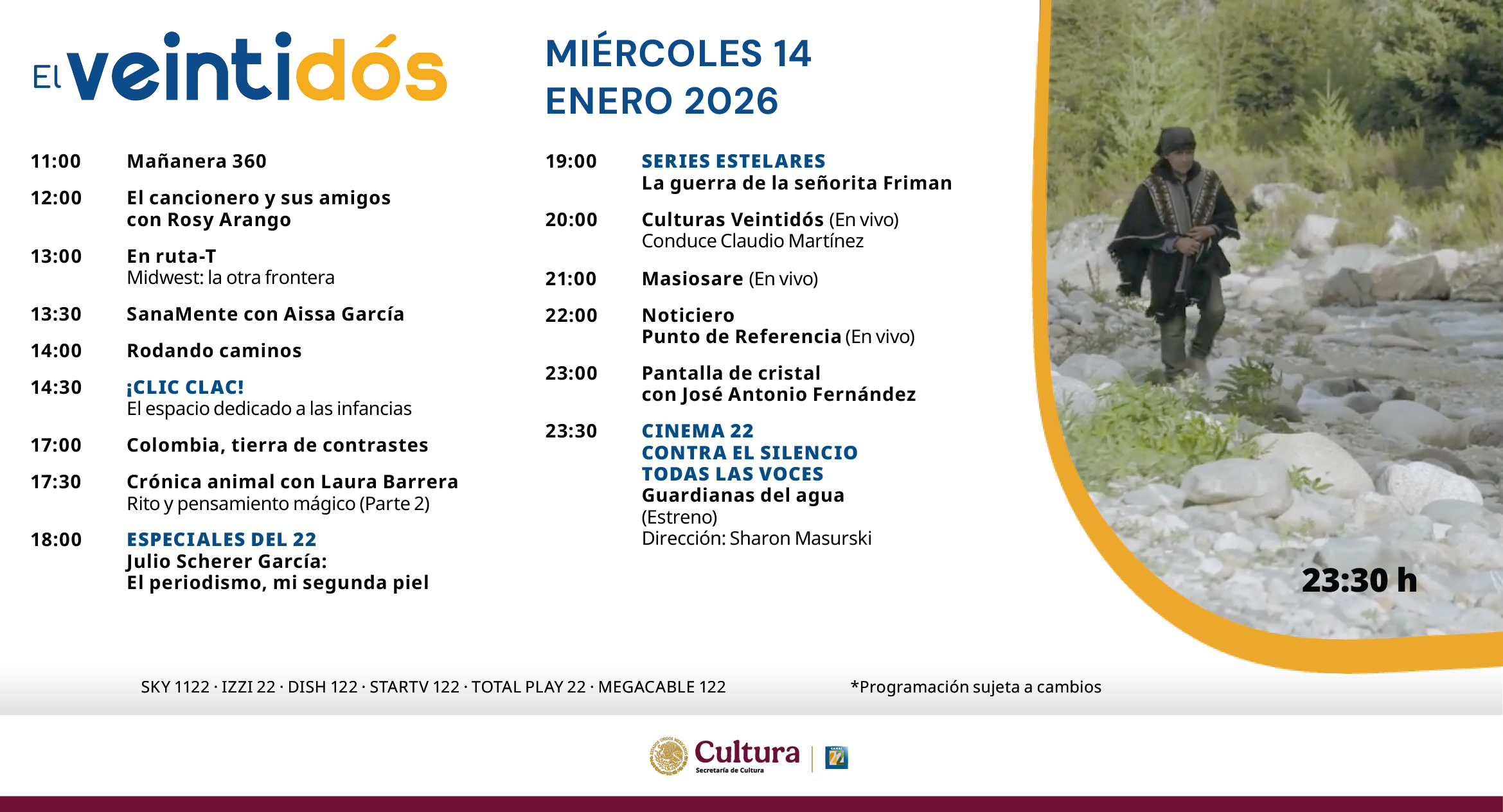 Programación Miércoles