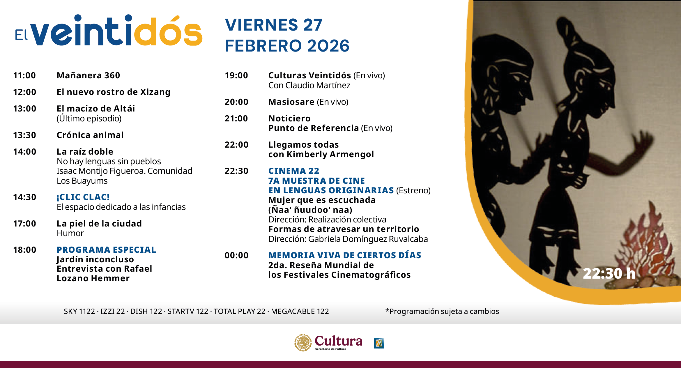 Programación Viernes