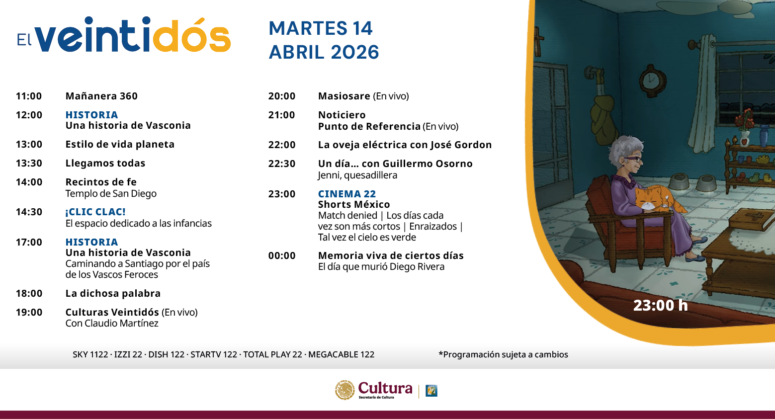 Programación Martes