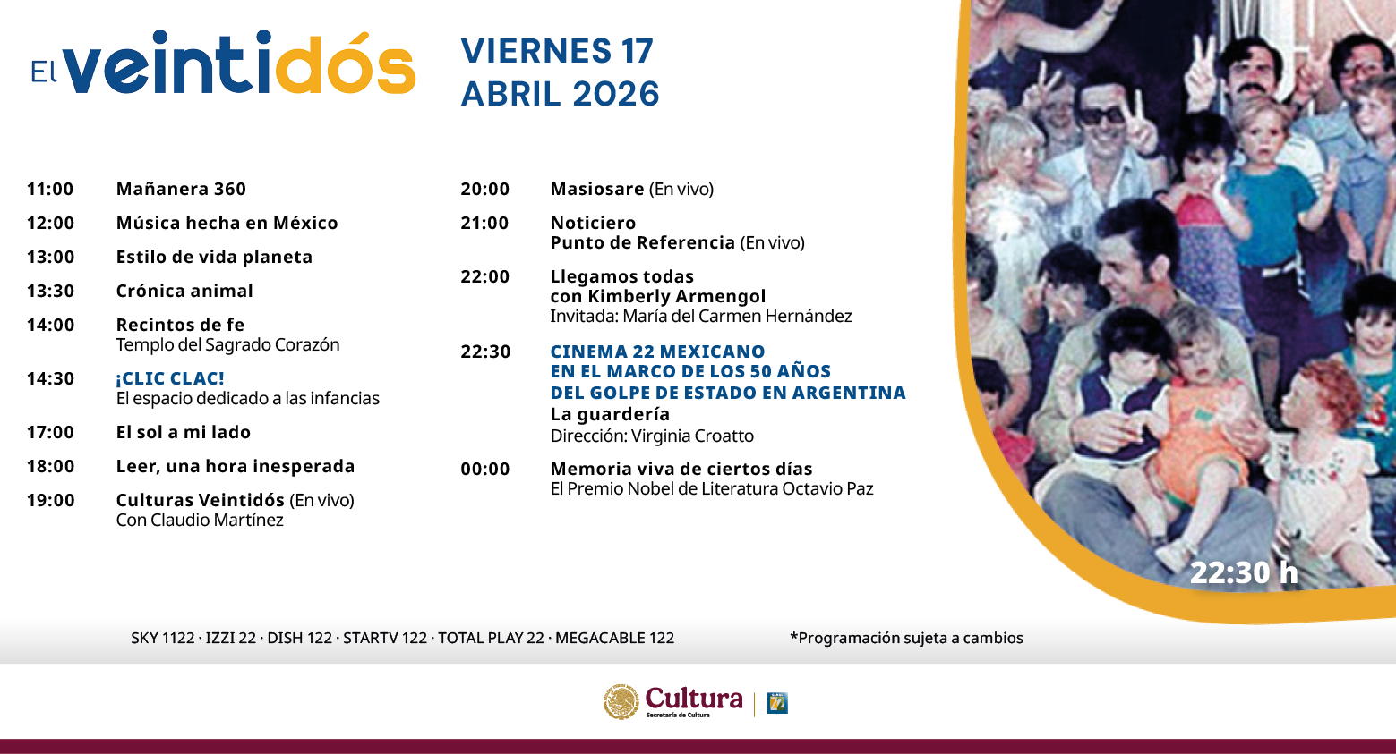 Programación Viernes