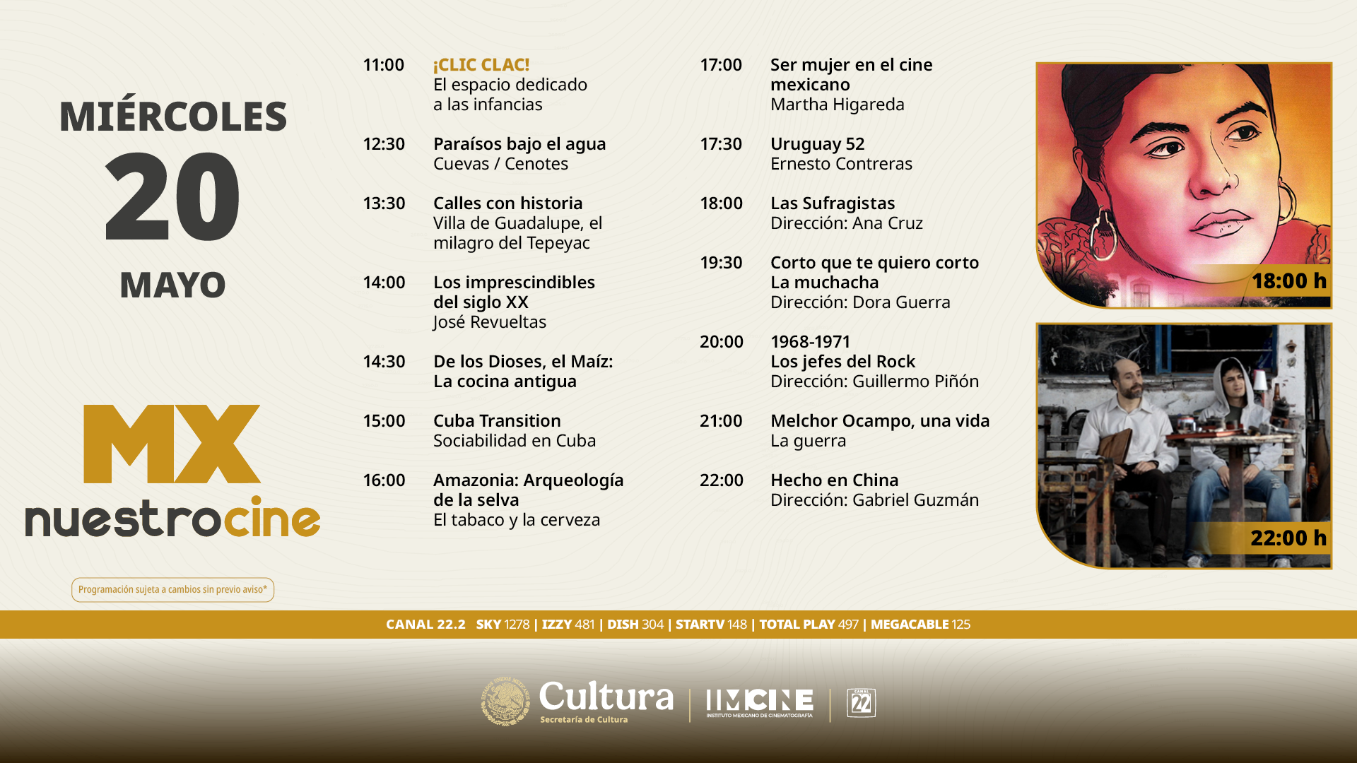 Programación Miércoles