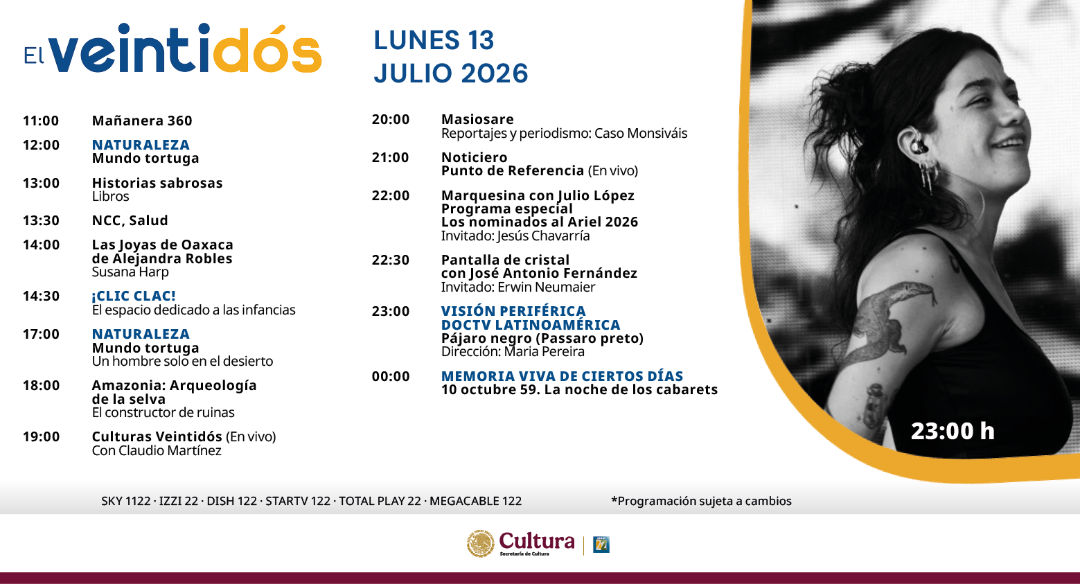 Programación Lunes