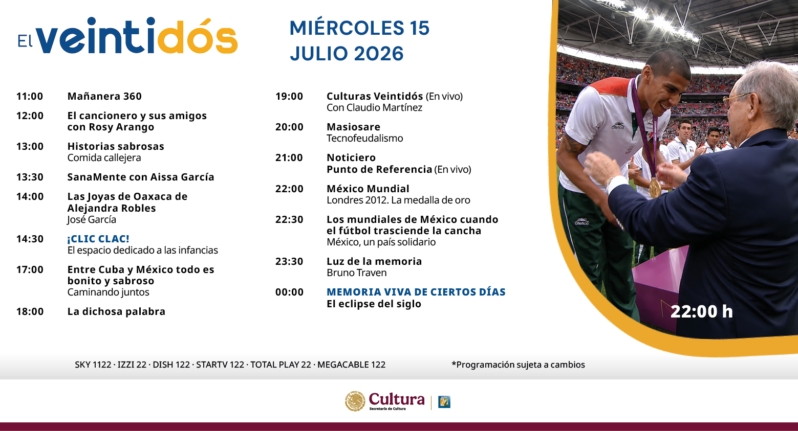 Programación Miércoles