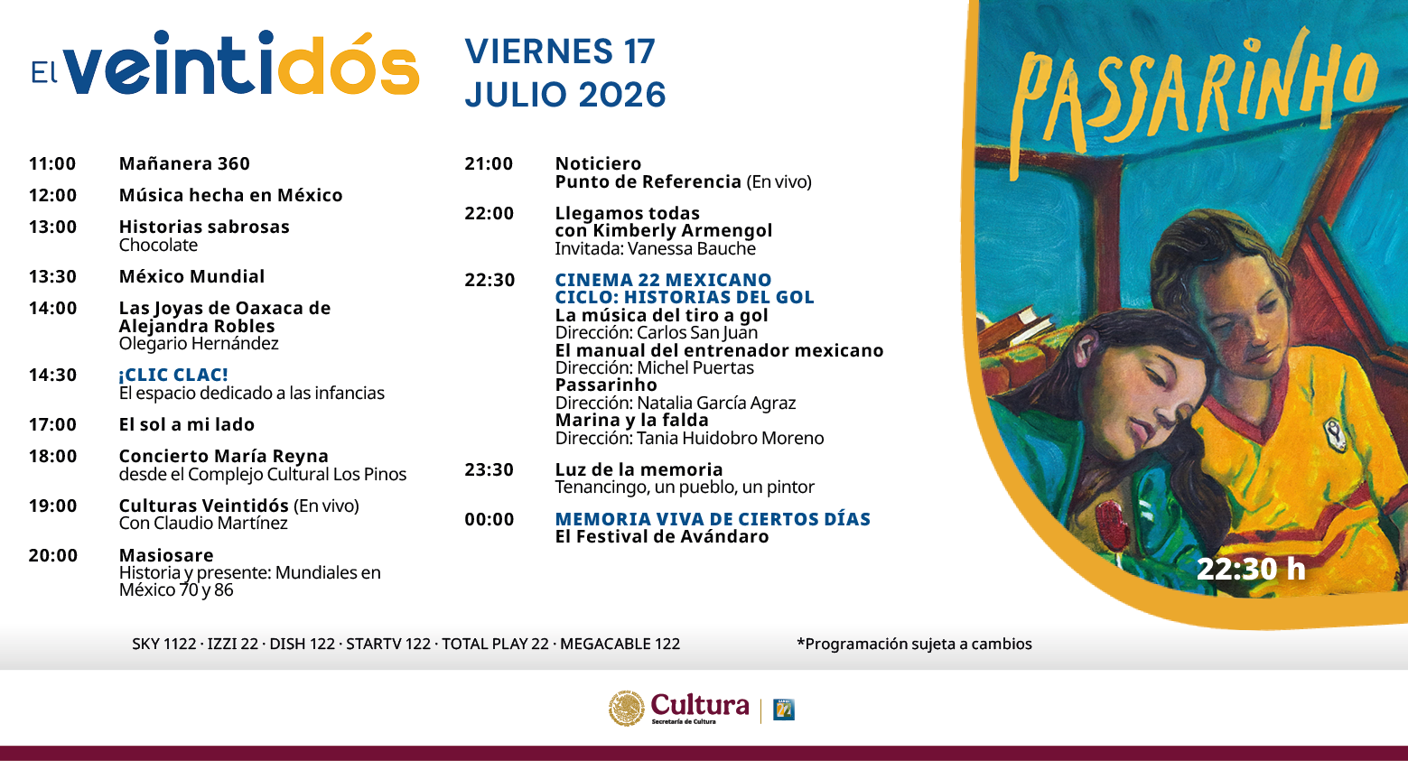 Programación Viernes