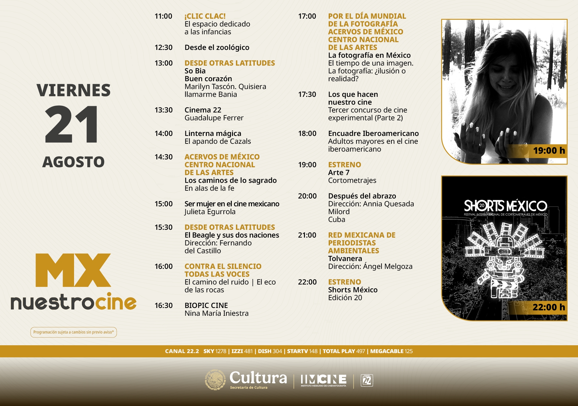 Programación Viernes
