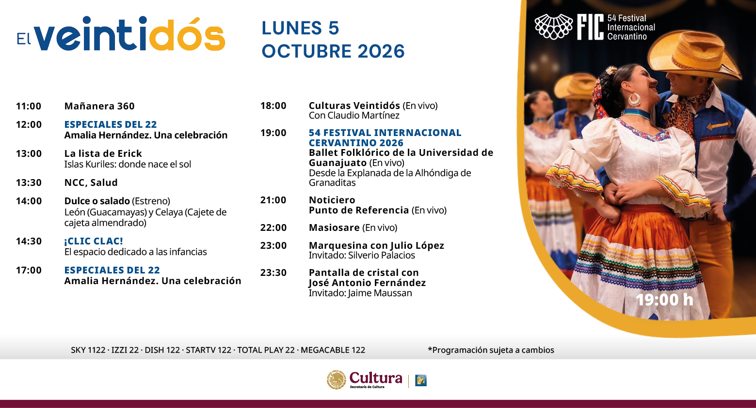 Programación Lunes